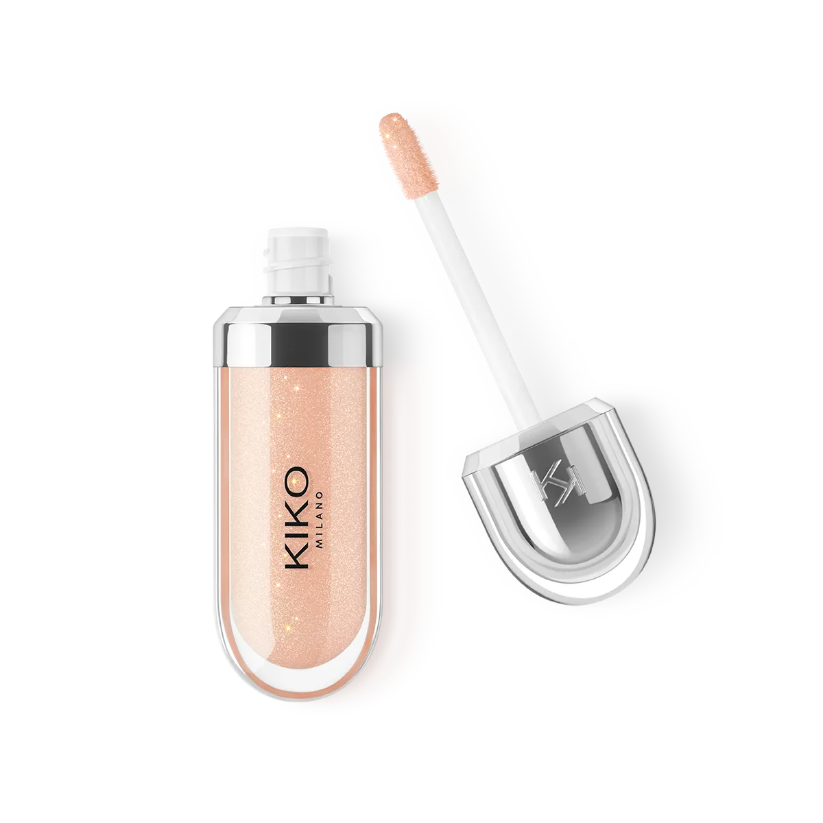 3d hydra lipgloss (02 Natural Beige) - Kiko Milano