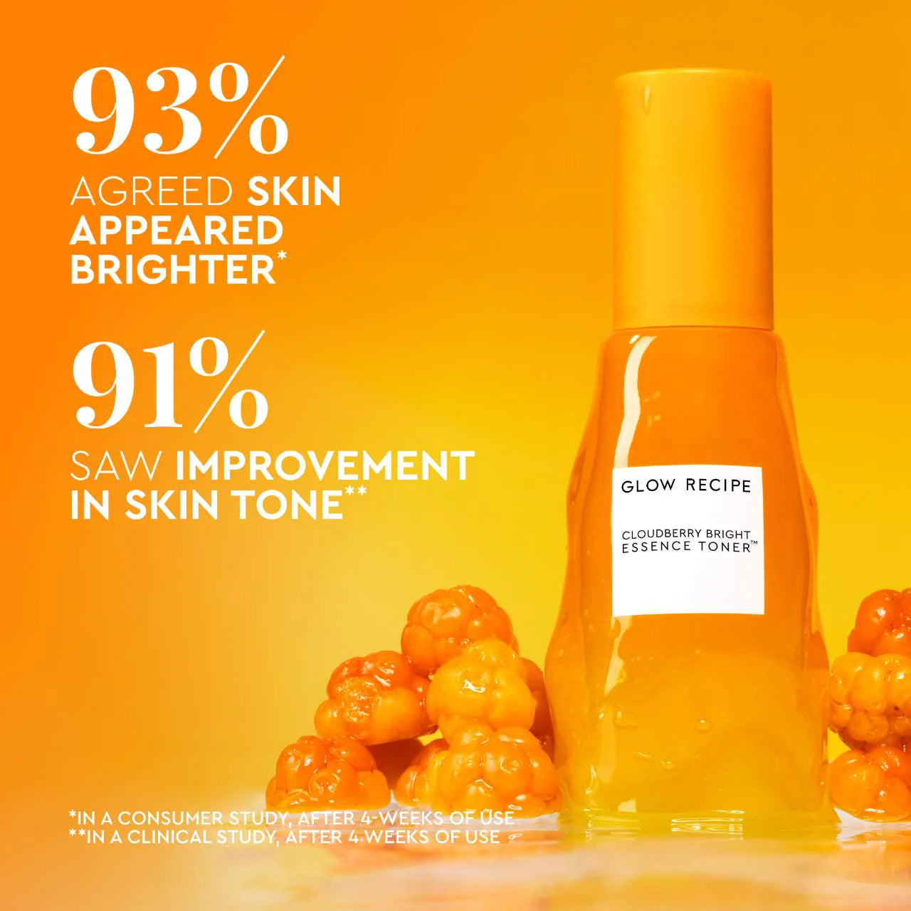 Cloudberry Bright Essence Toner - Glow Recipe 75ml