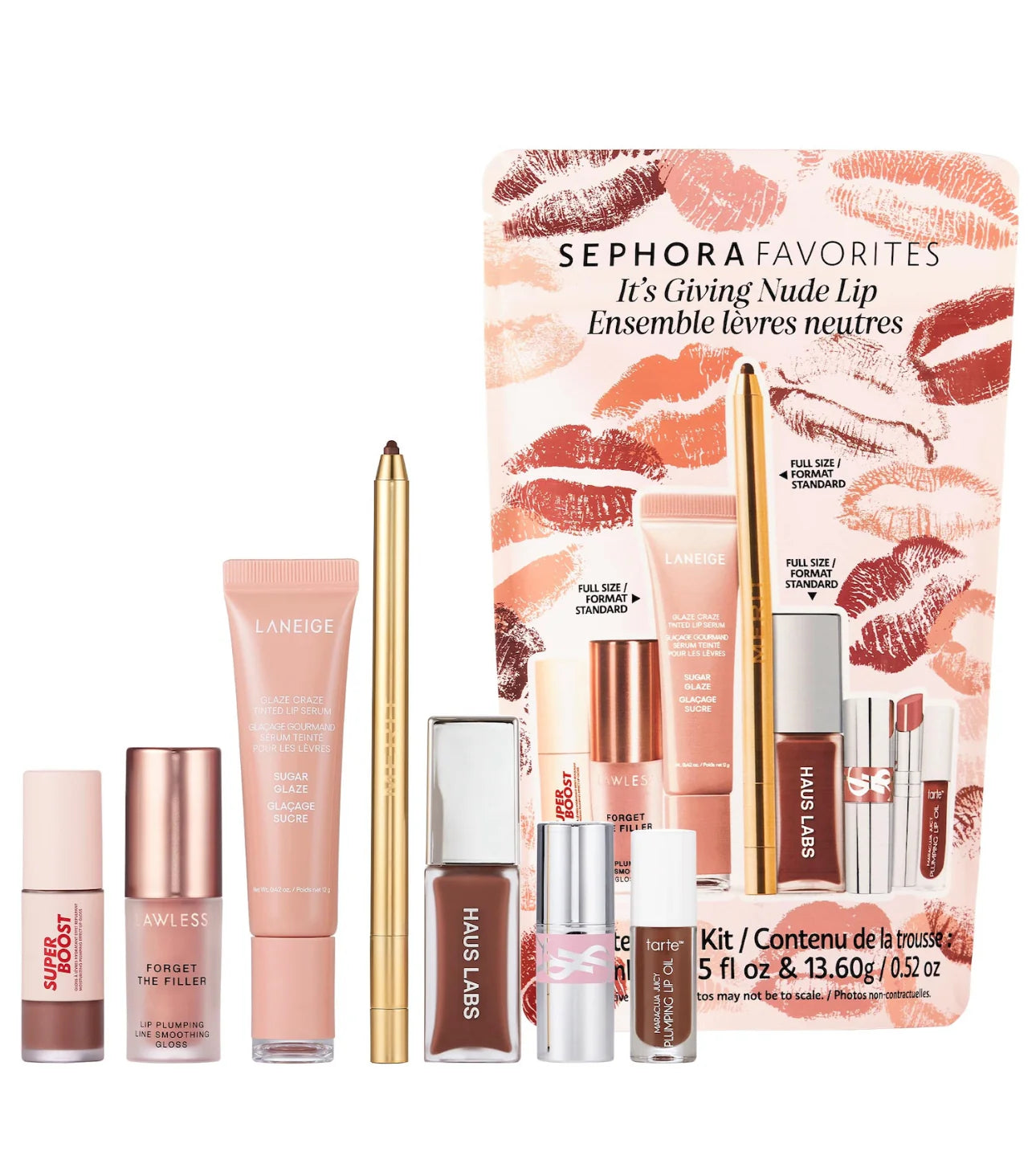 Sephora Favorites - It's Giving Nude Lip Makeup Value Set