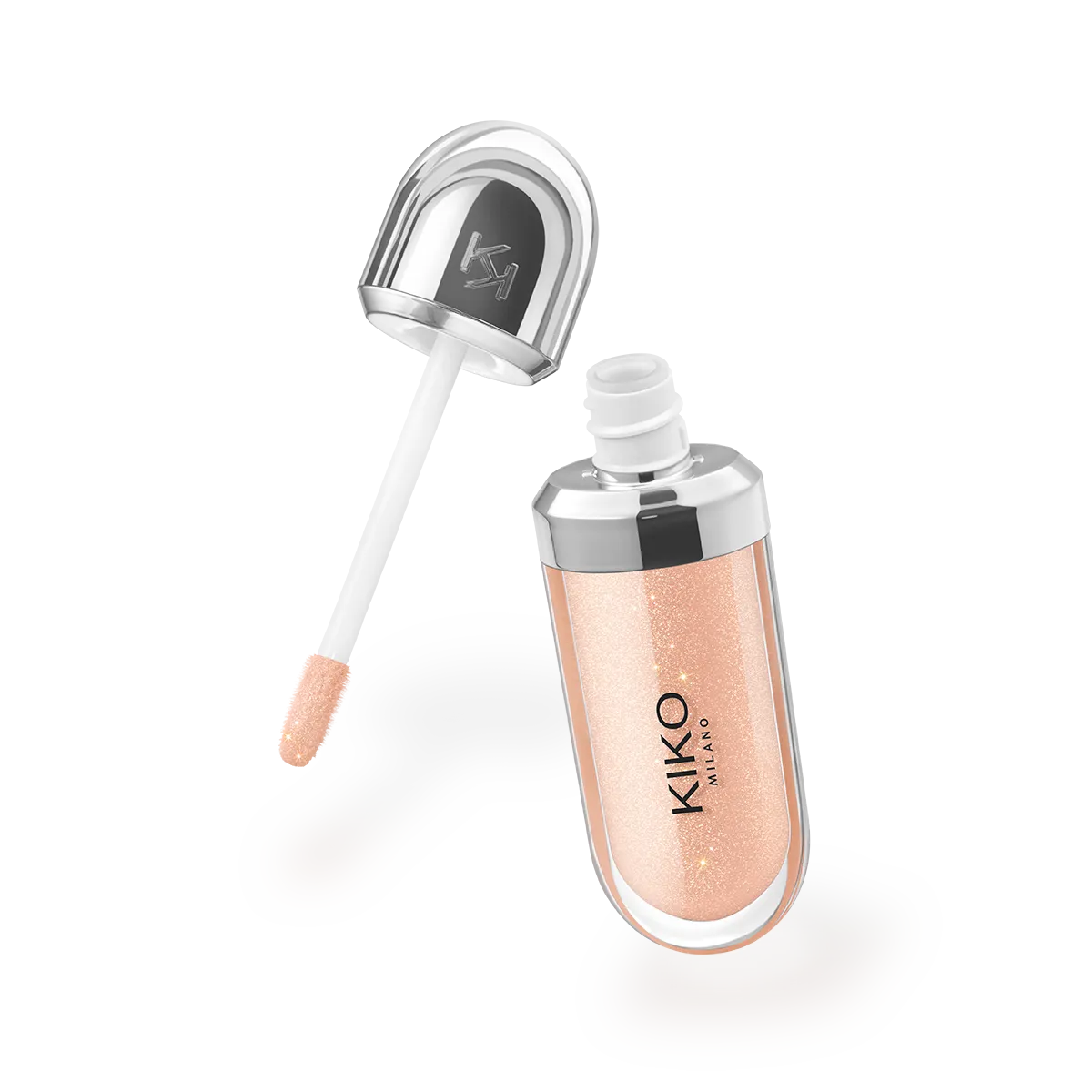 3d hydra lipgloss (02 Natural Beige) - Kiko Milano