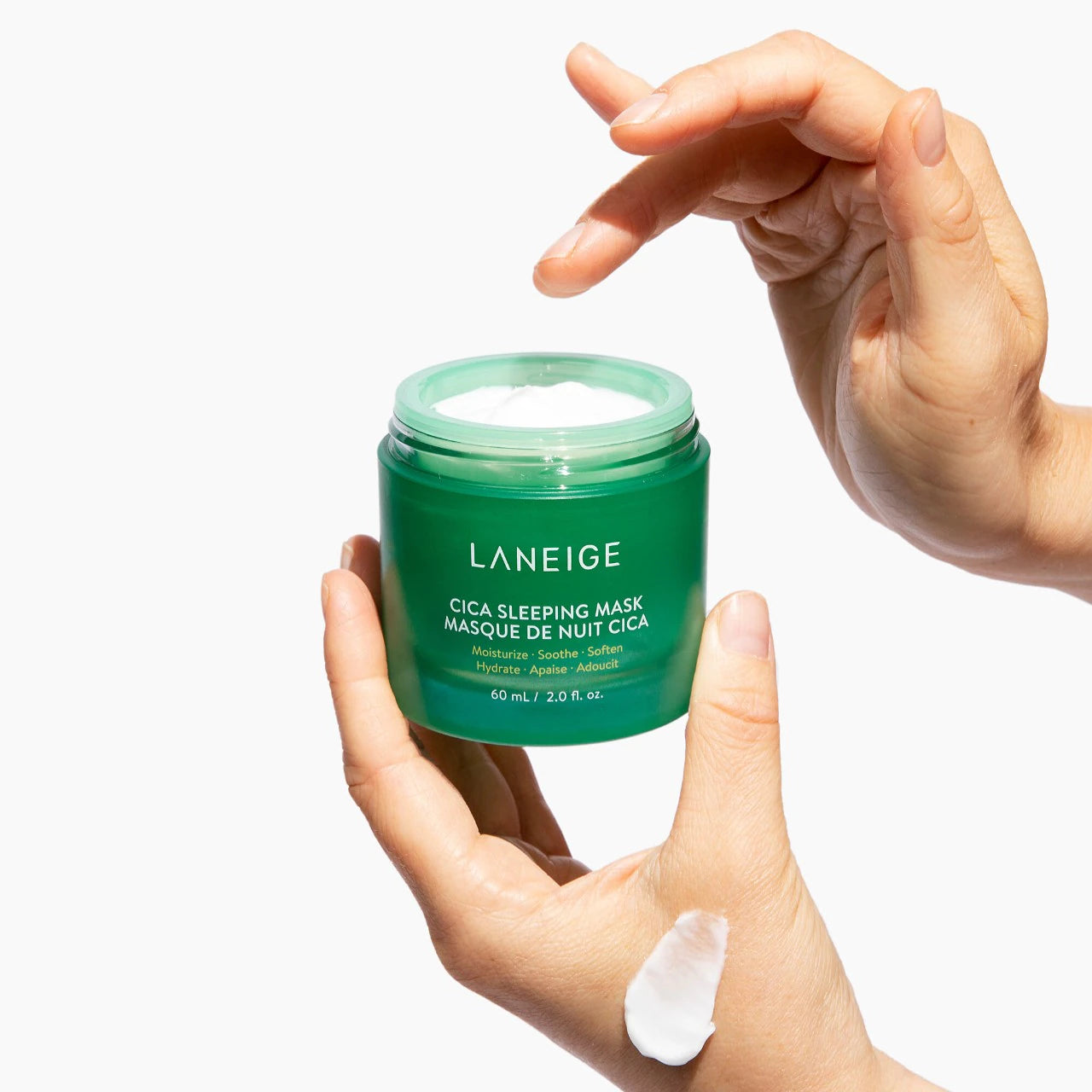 Cica Sleeping Mask with Centella Asiatica for Moisture Barrier Support - Laneige
