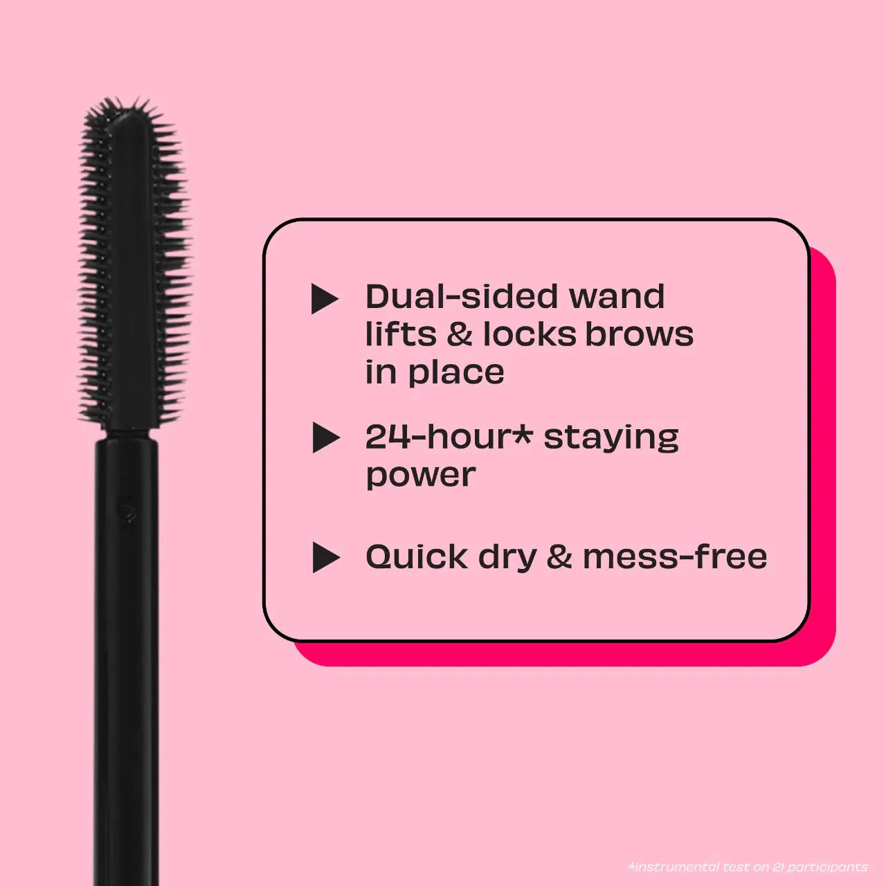 Gel transparente para cejas 24-HR Brow Setter con efecto laminado - Benefit