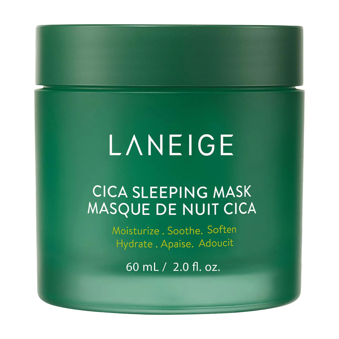 Cica Sleeping Mask with Centella Asiatica for Moisture Barrier Support - Laneige