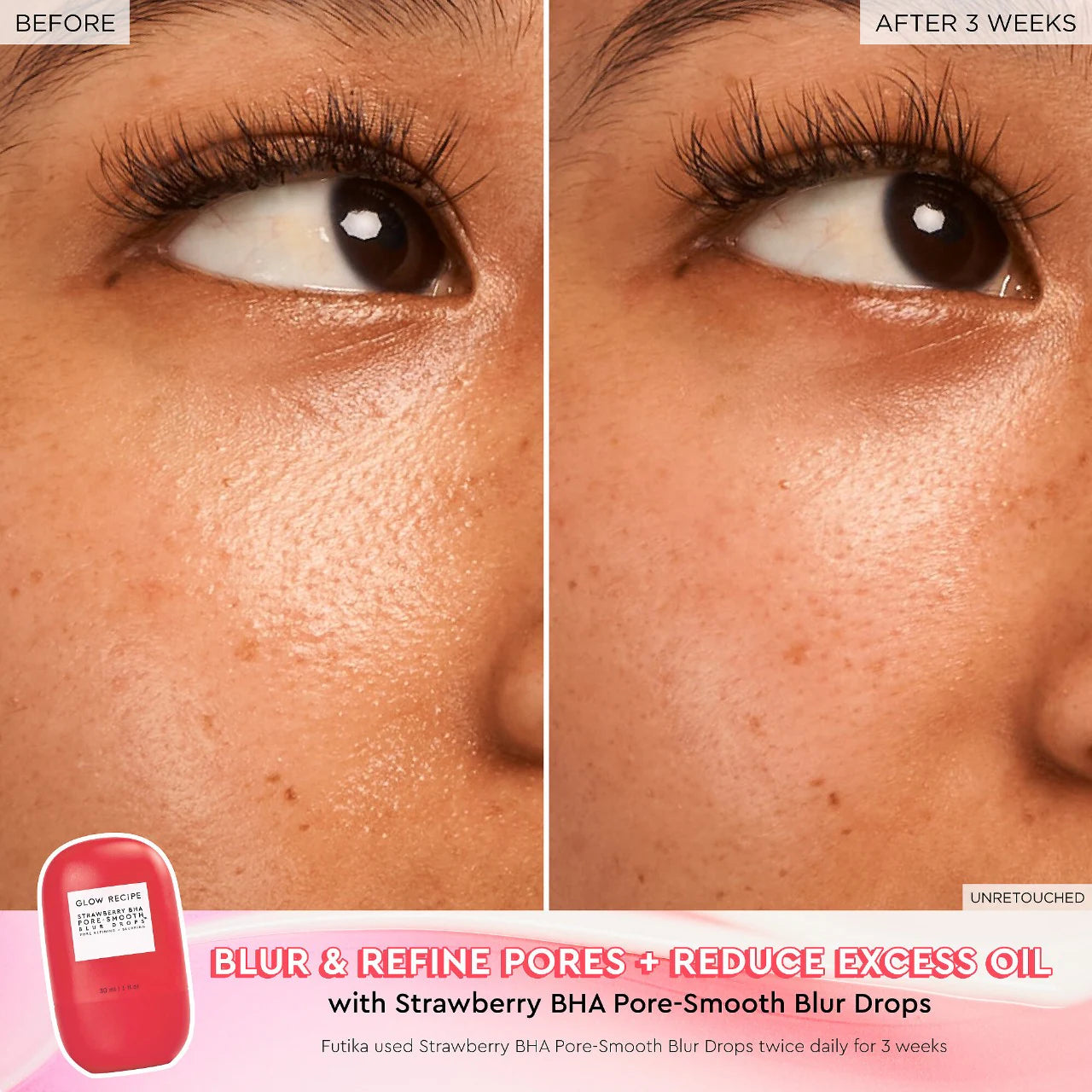 Gotas suavizantes de poros con BHA - Glow Recipe