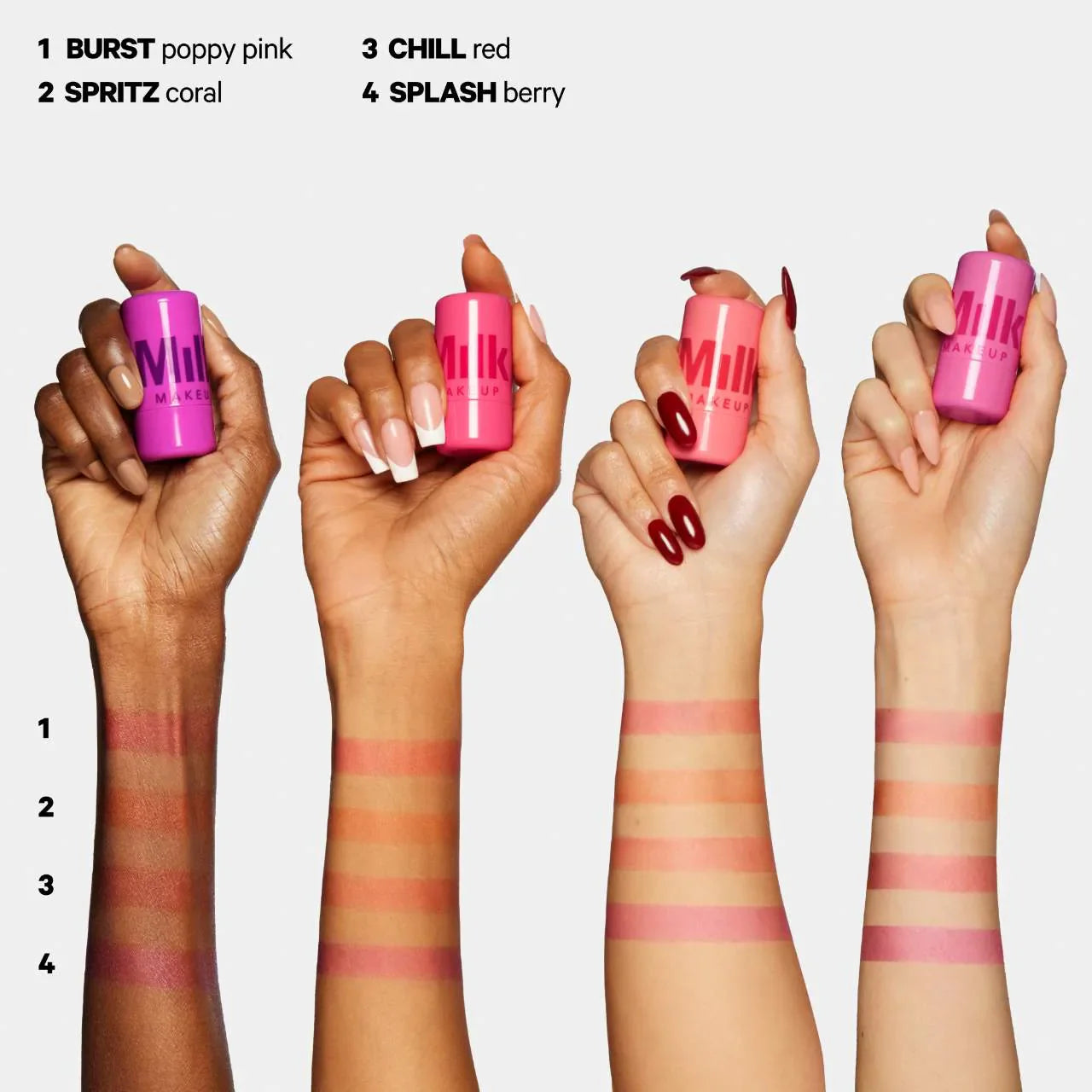 Cooling Water Jelly Tint Lip + Cheek Blush Stain - Milk Makup