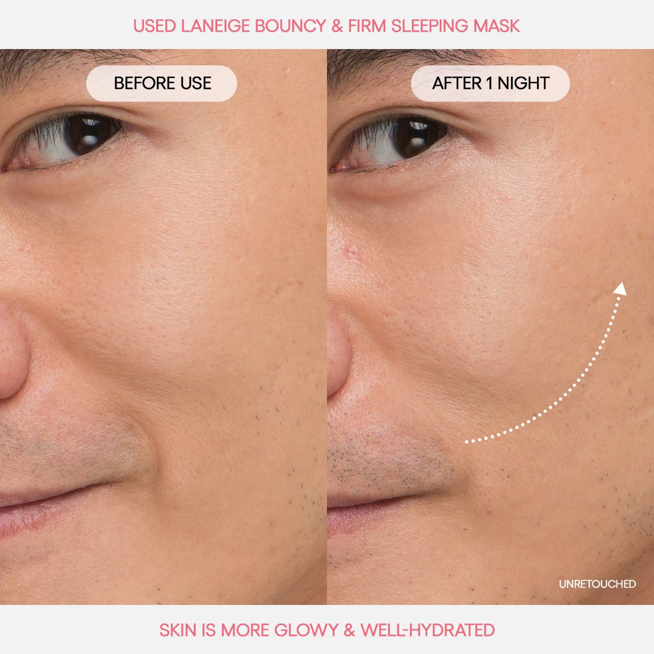 Bouncy + Firm Radiance Boosting Sleeping Mask with Peony Collagen Complex - Laneige