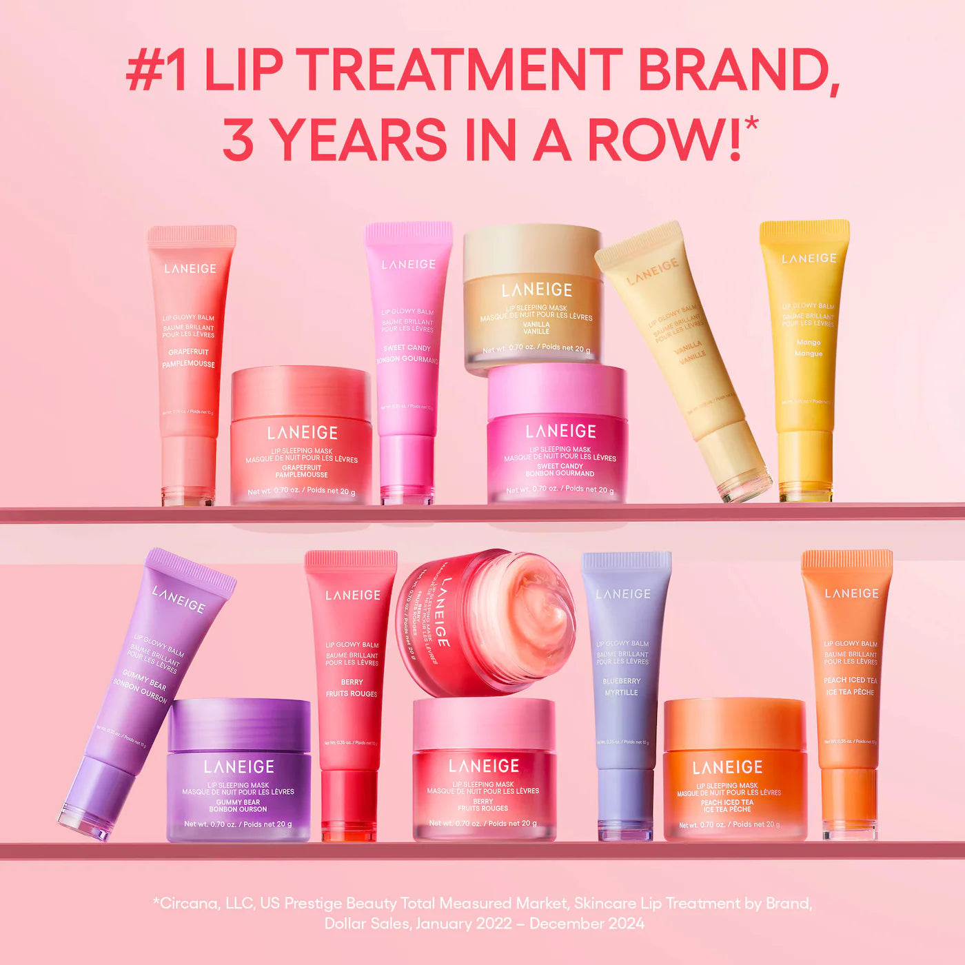 Lip Glowy Lightweight Hydration Balm with Shea Butter - Laneige