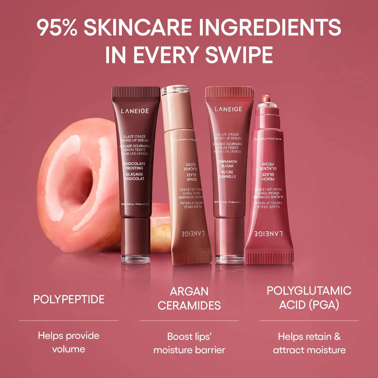 Glaze Craze Tinted Polypeptide Lip Serum - Laneige