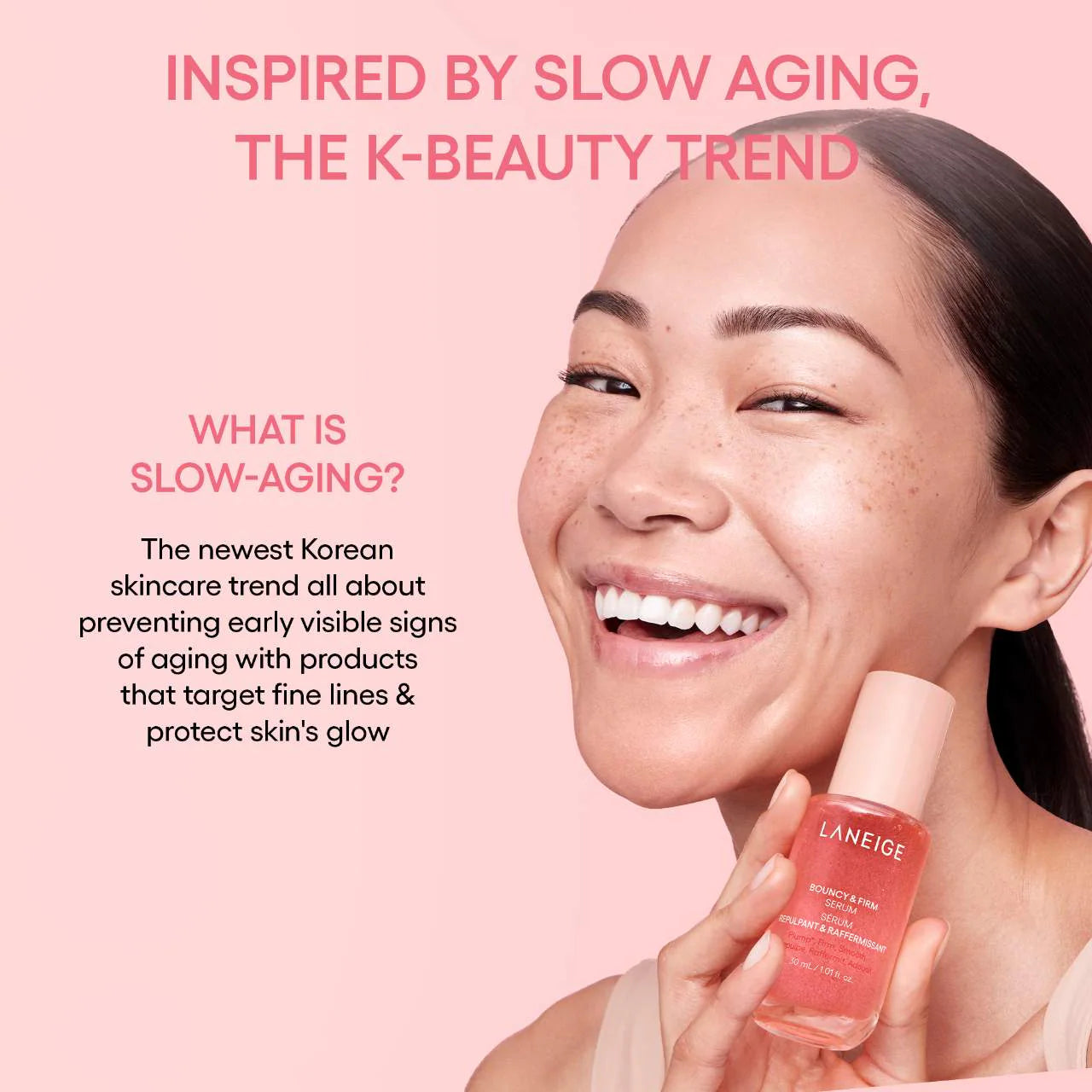 Bouncy & Firm Radiance Boosting Serum with Peony & Collagen Complex™ - Laneige