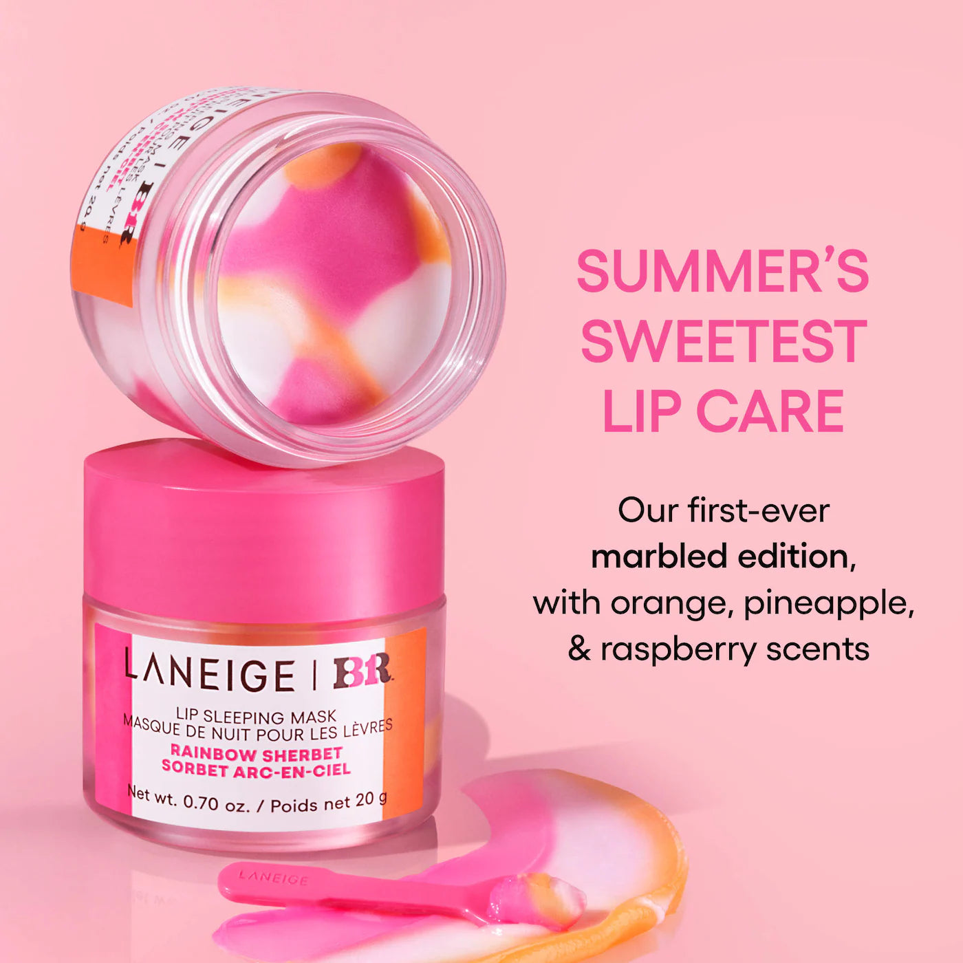 Laneige Lip Sleeping Mask – Edición Baskin Robbins Rainbow Sherbet